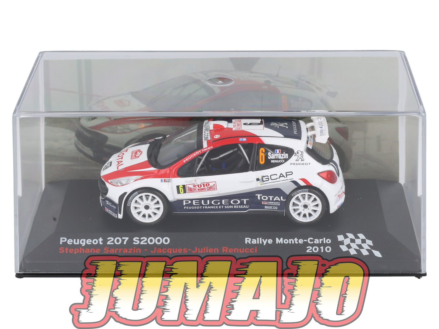 RFR59 voiture 1/43 IXO Rallye Française PEUGEOT 207 S2000 S.Sarrazin 2010 #6