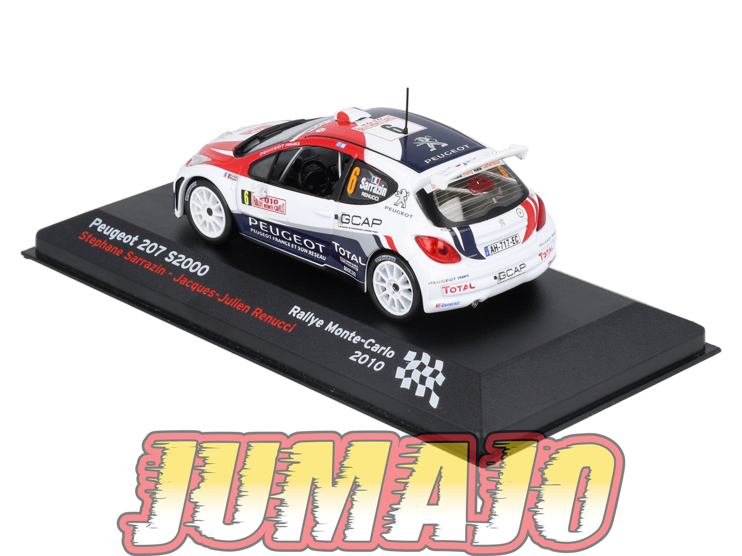 RFR59 voiture 1/43 IXO Rallye Française PEUGEOT 207 S2000 S.Sarrazin 2010 #6