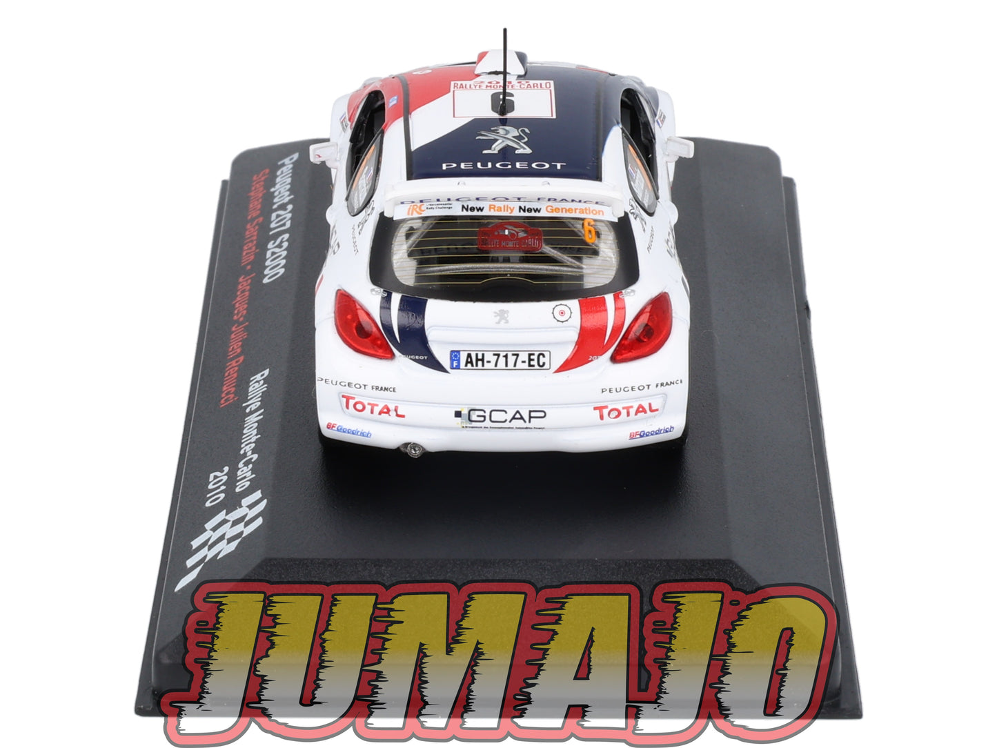 RFR59 voiture 1/43 IXO Rallye Française PEUGEOT 207 S2000 S.Sarrazin 2010 #6