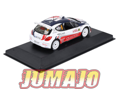 RFR59 voiture 1/43 IXO Rallye Française PEUGEOT 207 S2000 S.Sarrazin 2010 #6