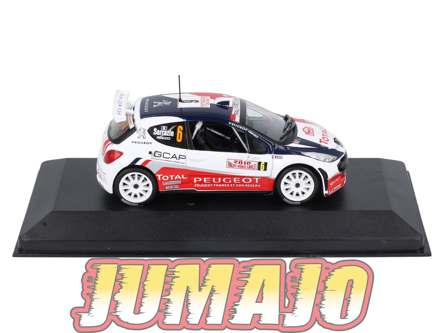 RFR59 voiture 1/43 IXO Rallye Française PEUGEOT 207 S2000 S.Sarrazin 2010 #6