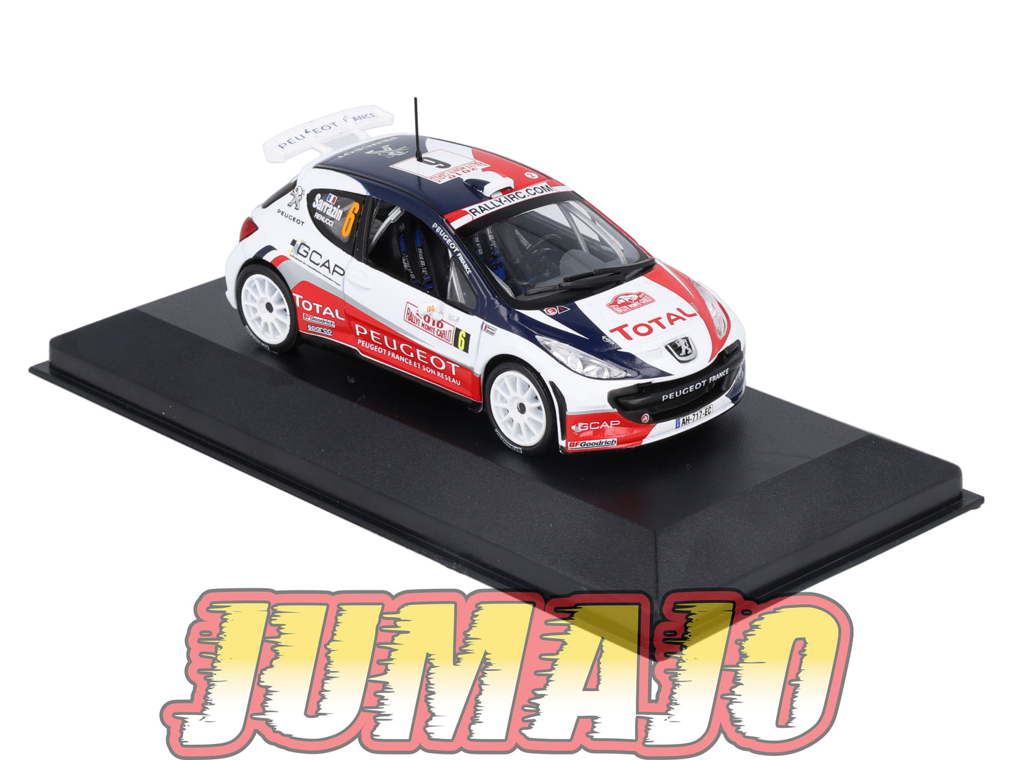 RFR59 voiture 1/43 IXO Rallye Française PEUGEOT 207 S2000 S.Sarrazin 2010 #6