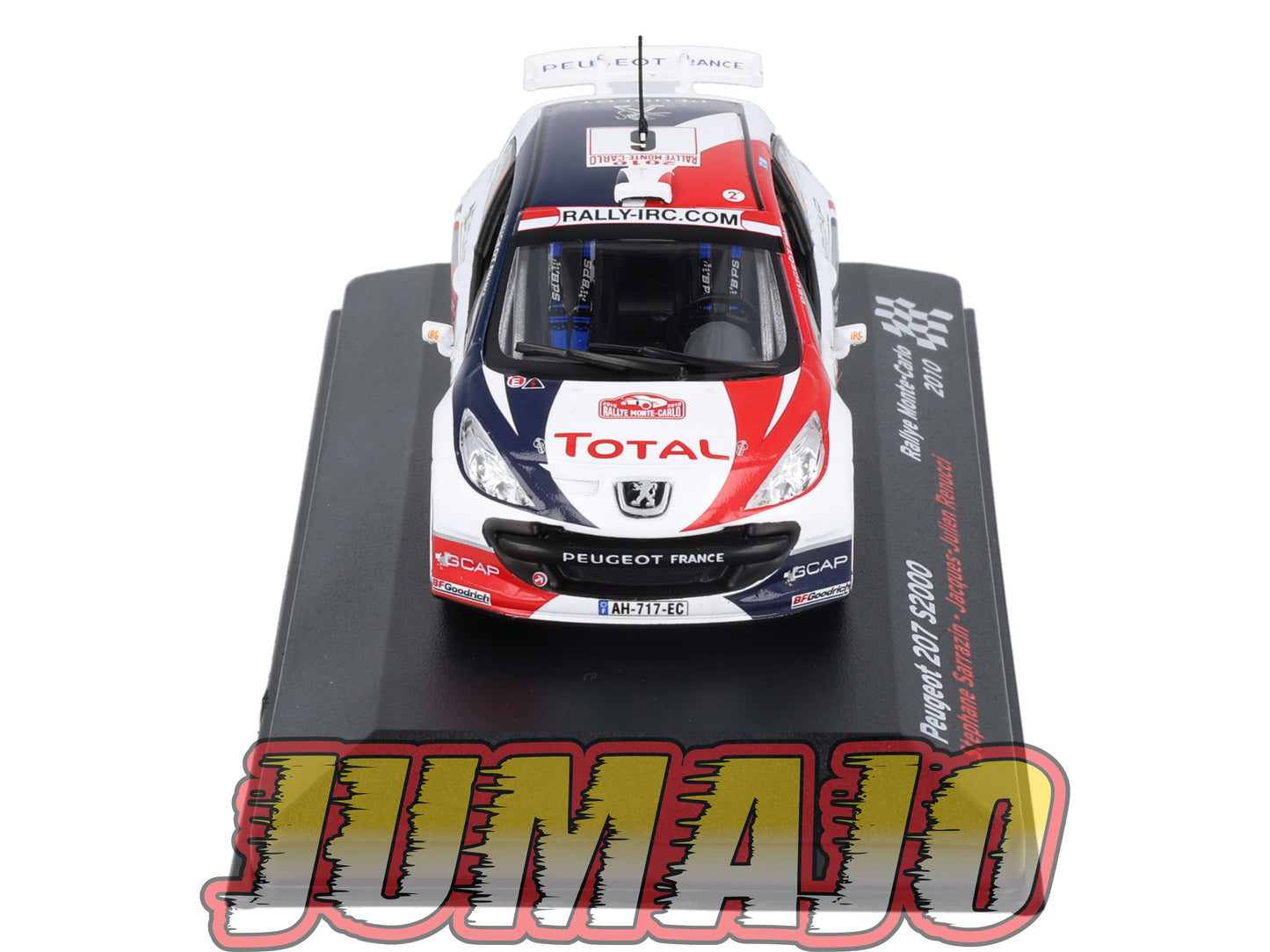 RFR59 voiture 1/43 IXO Rallye Française PEUGEOT 207 S2000 S.Sarrazin 2010 #6