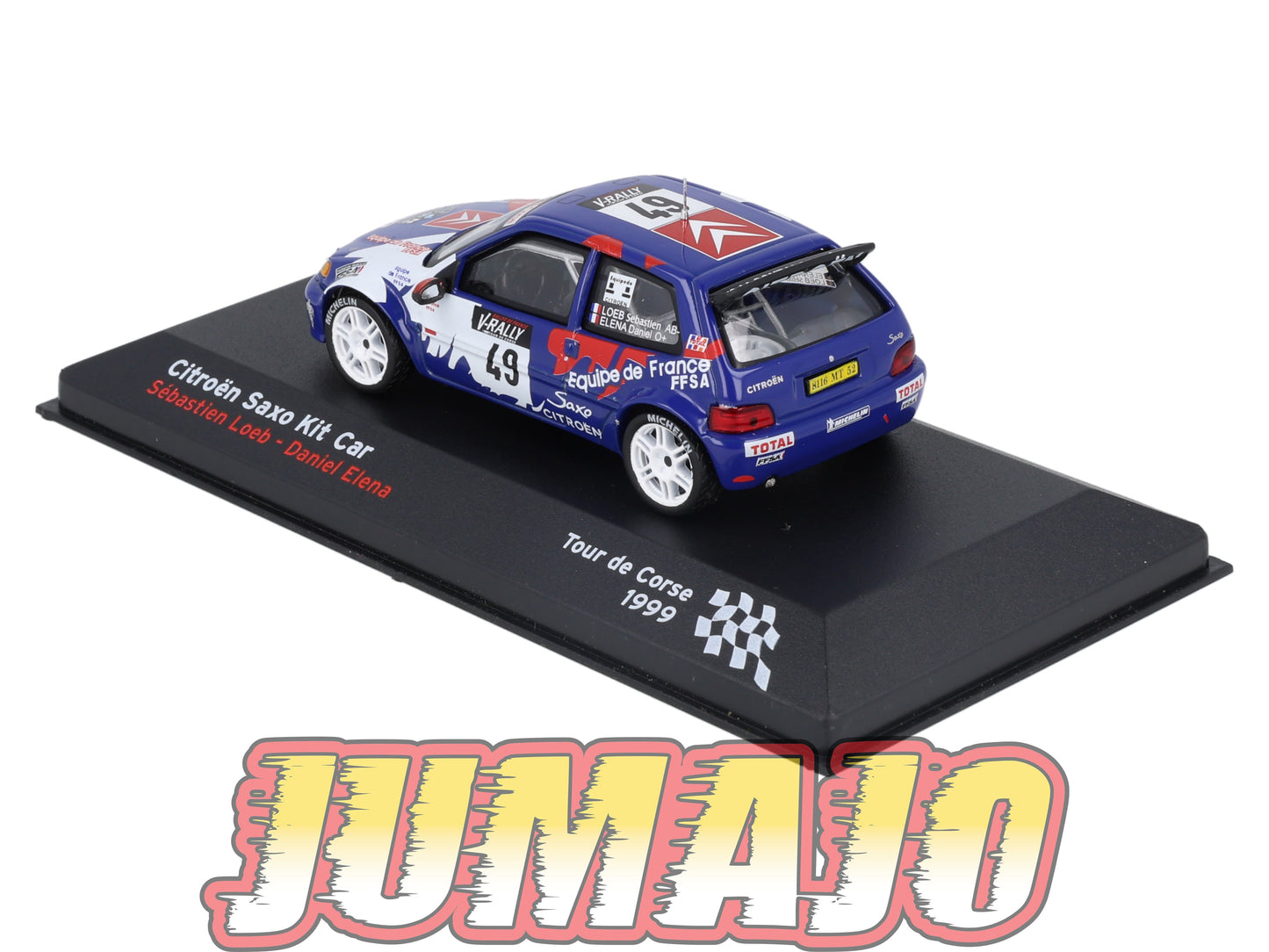 RFR5 voiture 1/43 IXO Rallye Française CITROEN Saxo Kit Car S.Loeb 1999 #49