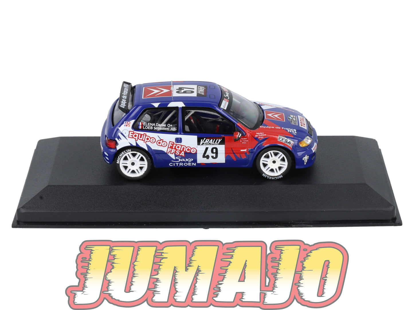 RFR5 voiture 1/43 IXO Rallye Française CITROEN Saxo Kit Car S.Loeb 1999 #49