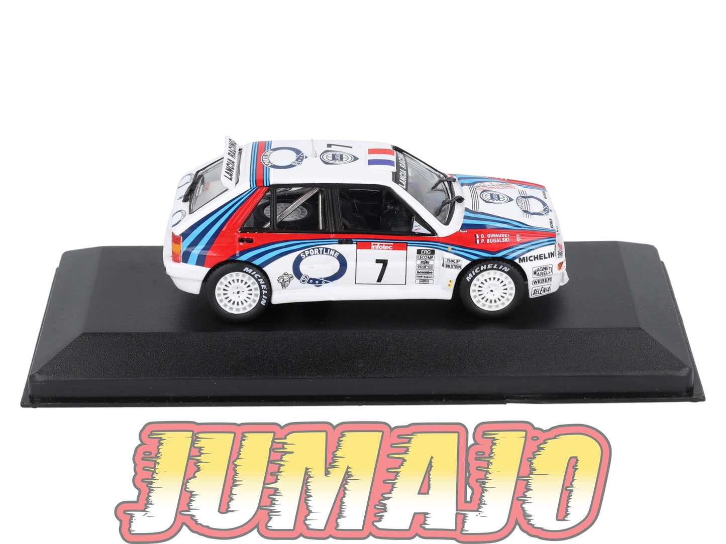 RFR60 voiture 1/43 IXO Rallye Française LANCIA Delta Integrale P.Bugalski 1992 #7