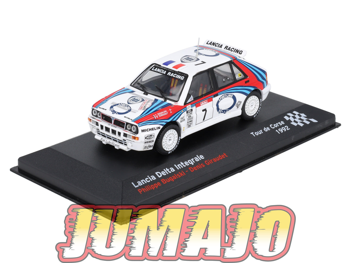 RFR60 voiture 1/43 IXO Rallye Française LANCIA Delta Integrale P.Bugalski 1992 #7