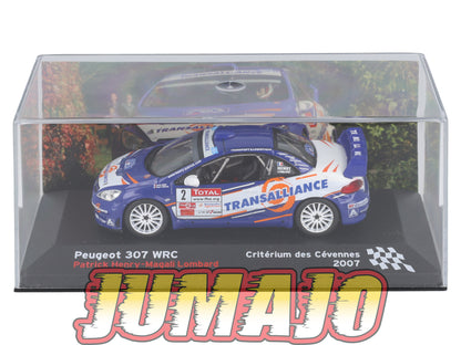 RFR8 voiture 1/43 IXO Altaya Rallye Française PEUGEOT 307 WRC P.Lombard 2007 #2