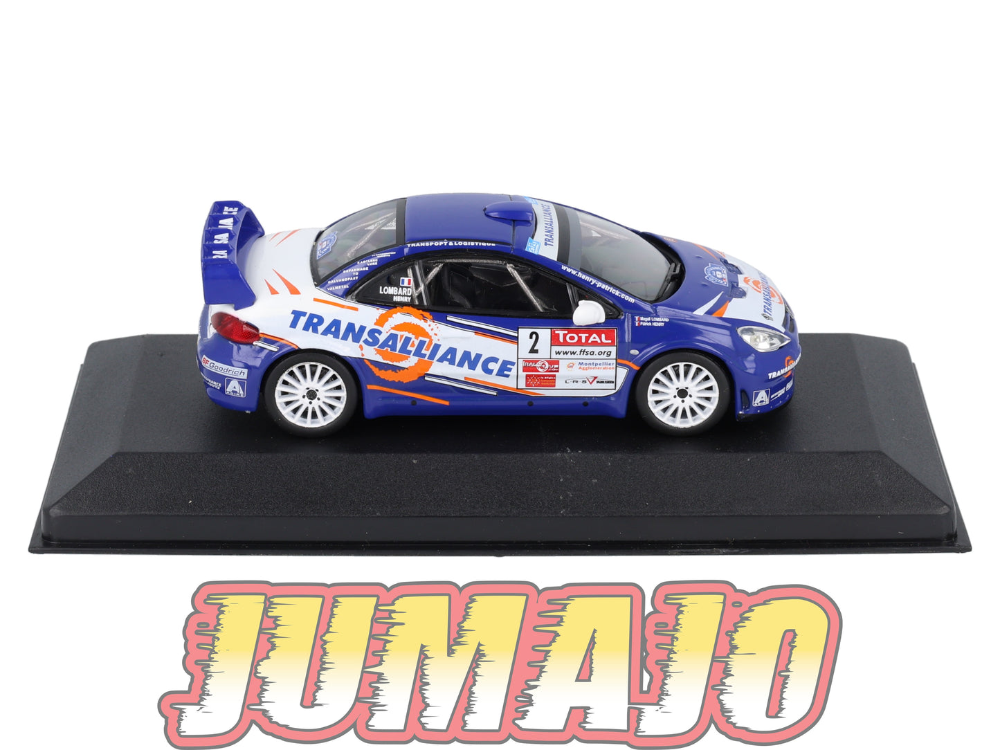 RFR8 voiture 1/43 IXO Altaya Rallye Française PEUGEOT 307 WRC P.Lombard 2007 #2