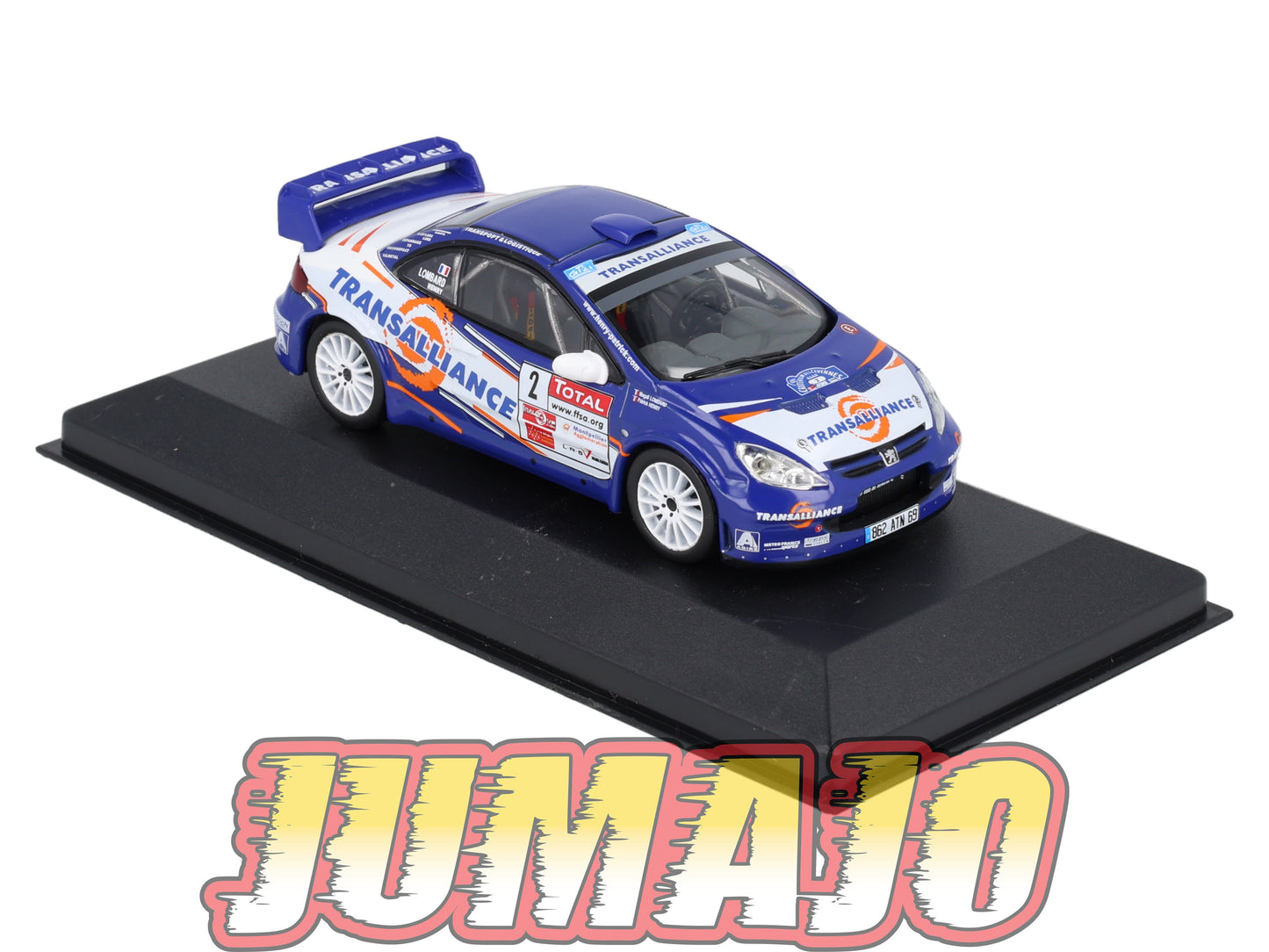 RFR8 voiture 1/43 IXO Altaya Rallye Française PEUGEOT 307 WRC P.Lombard 2007 #2