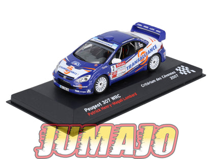 RFR8 voiture 1/43 IXO Altaya Rallye Française PEUGEOT 307 WRC P.Lombard 2007 #2