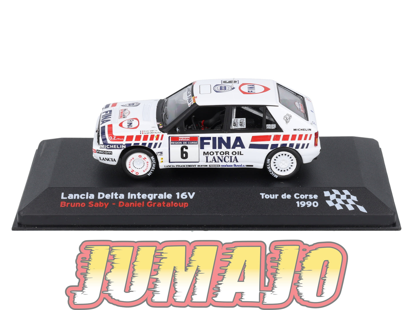 RFR9 voiture 1/43 IXO Altaya Rallye Française LANCIA Delta Integrale 16V B.Saby 1990 #6