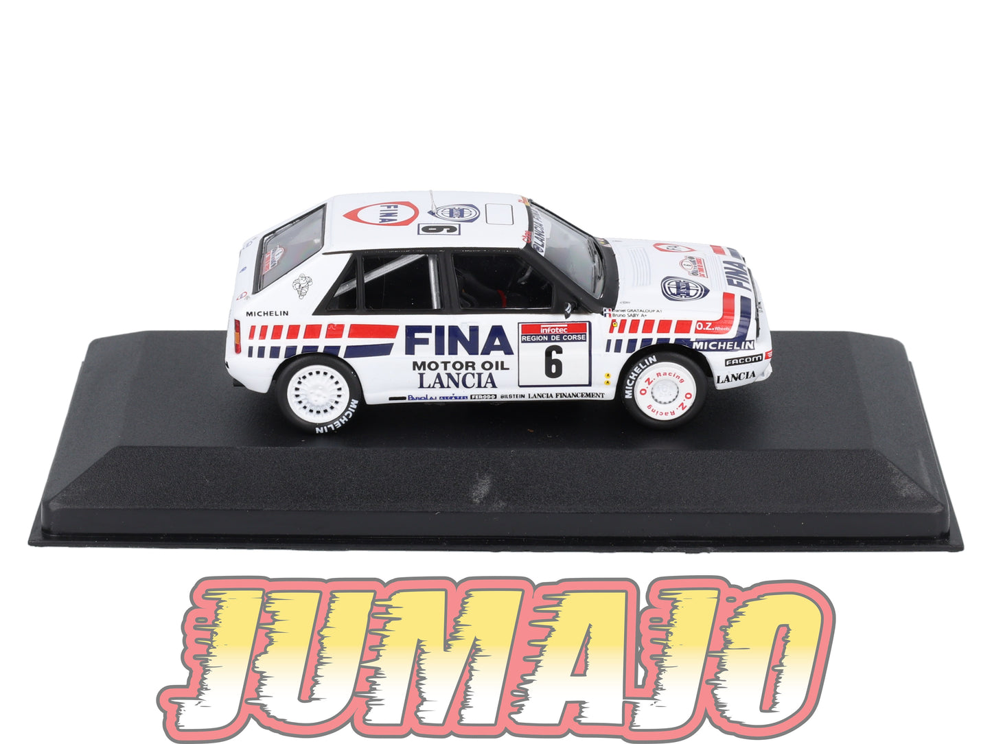 RFR9 voiture 1/43 IXO Altaya Rallye Française LANCIA Delta Integrale 16V B.Saby 1990 #6