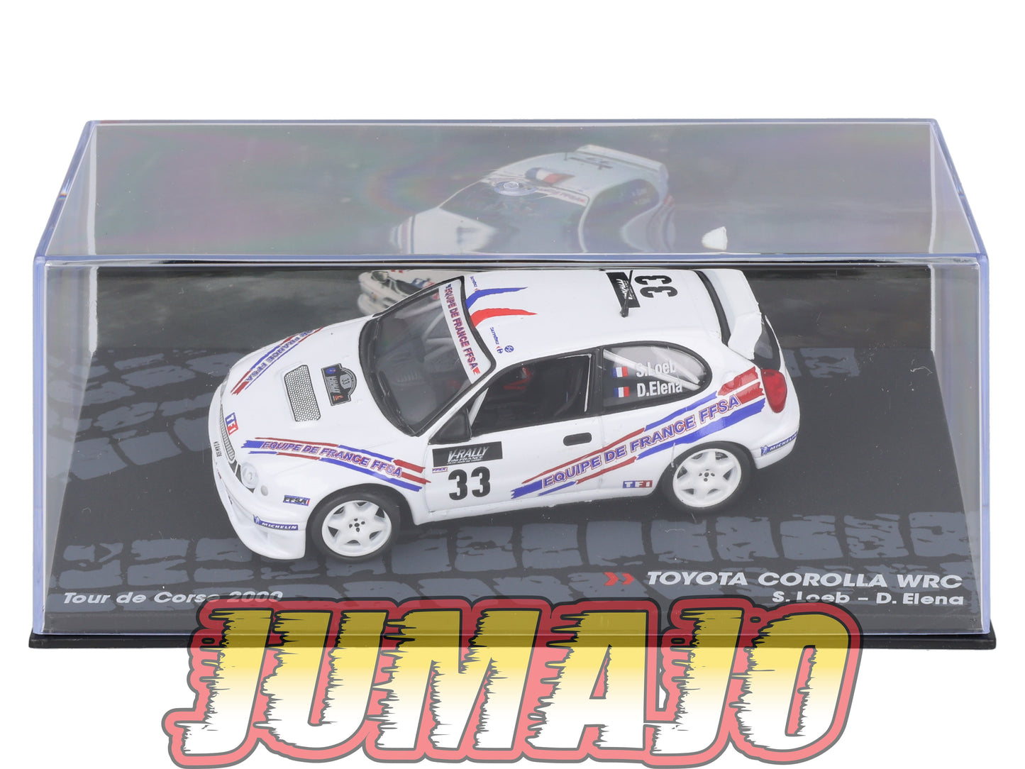 RIT17 voiture 1/43 IXO Altaya Rallye TOYOTA Corolla WRC S.Loeb 2000 #33