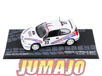 RIT17 voiture 1/43 IXO Altaya Rallye TOYOTA Corolla WRC S.Loeb 2000 #33