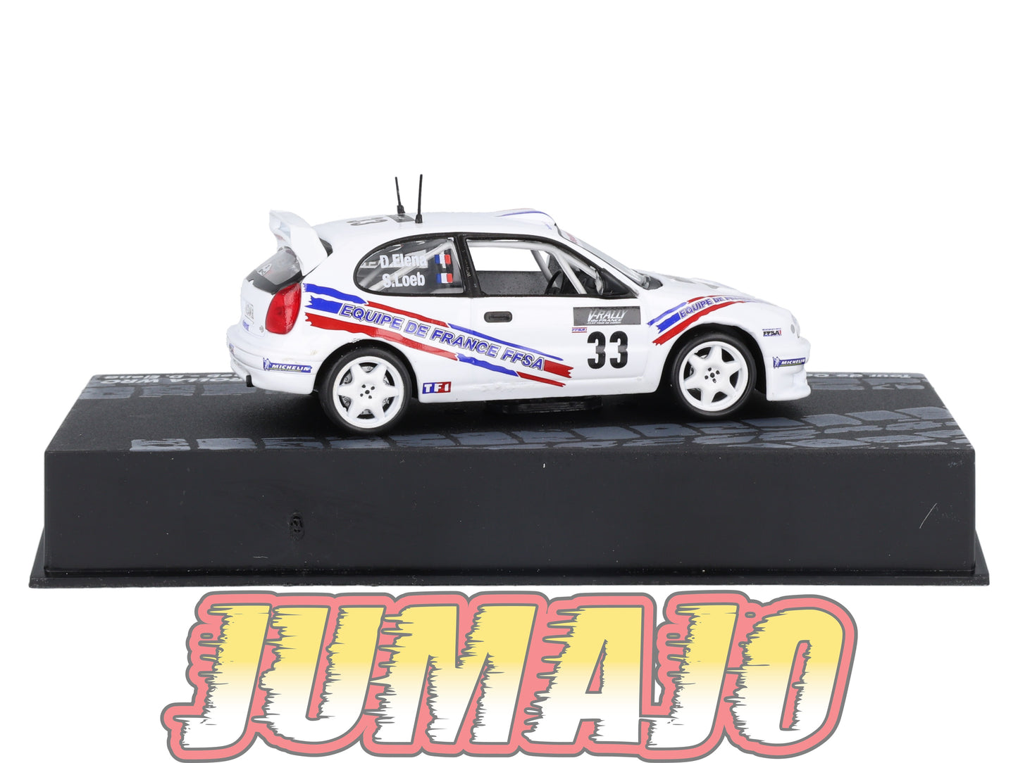 RIT17 voiture 1/43 IXO Altaya Rallye TOYOTA Corolla WRC S.Loeb 2000 #33