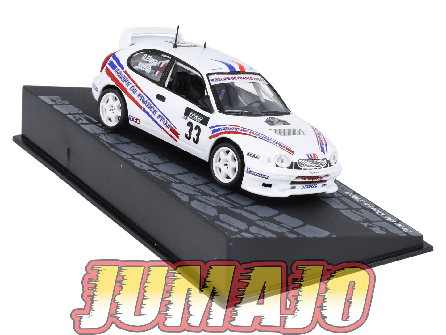 RIT17 voiture 1/43 IXO Altaya Rallye TOYOTA Corolla WRC S.Loeb 2000 #33