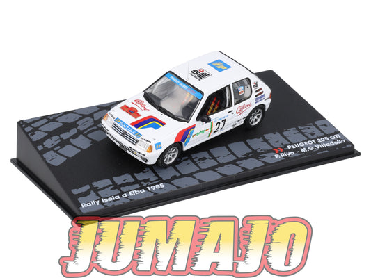 RIT2 voiture 1/43 IXO Altaya Rallye PEUGEOT 205 GTI P.Riva 1985 #27