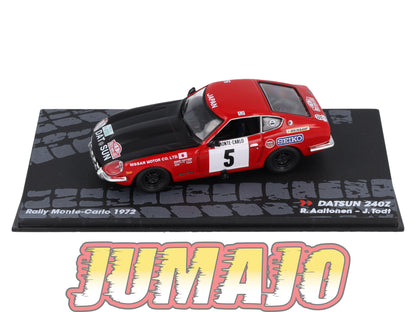 RIT34 Voiture 1/43 IXO Altaya Rallye : DATSUN 240Z Monte Carlo 1972 #5 R.Aaltonen