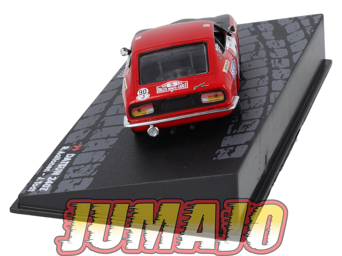 RIT34 Voiture 1/43 IXO Altaya Rallye : DATSUN 240Z Monte Carlo 1972 #5 R.Aaltonen
