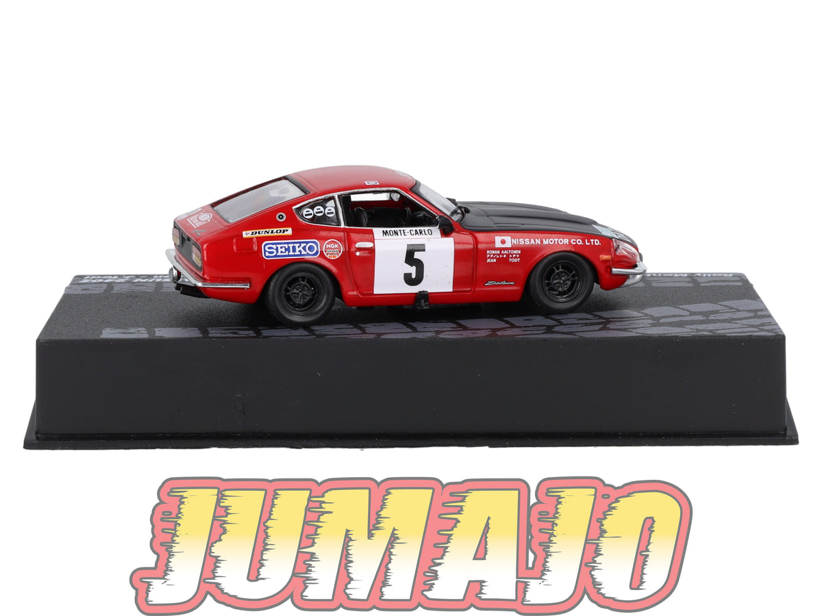 RIT34 Voiture 1/43 IXO Altaya Rallye : DATSUN 240Z Monte Carlo 1972 #5 R.Aaltonen