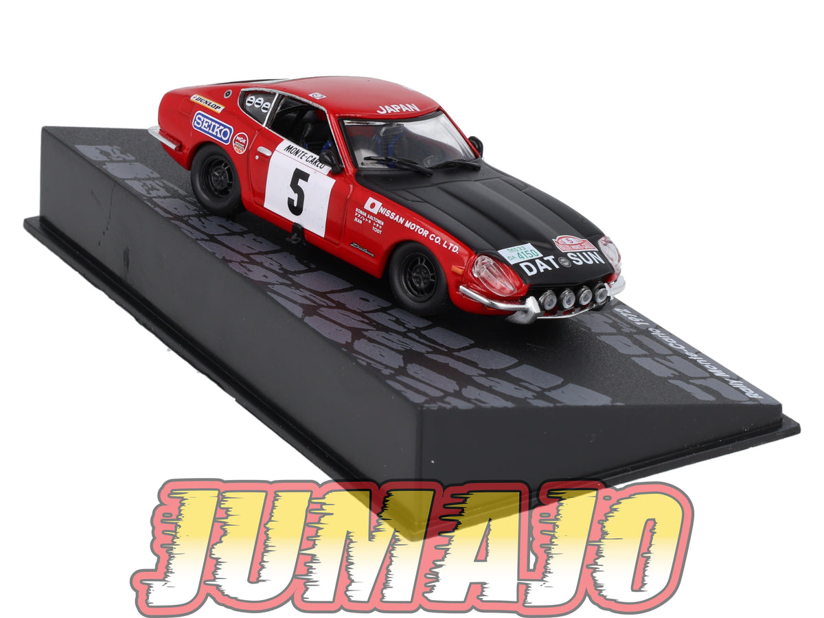 RIT34 Voiture 1/43 IXO Altaya Rallye : DATSUN 240Z Monte Carlo 1972 #5 R.Aaltonen