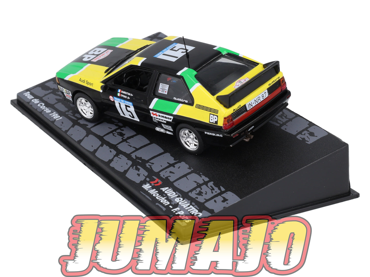 RIT3 voiture 1/43 IXO Altaya Rallye AUDI Quattro M.Mouton 1981 #15