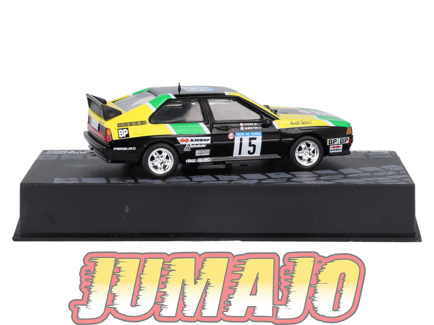 RIT3 voiture 1/43 IXO Altaya Rallye AUDI Quattro M.Mouton 1981 #15