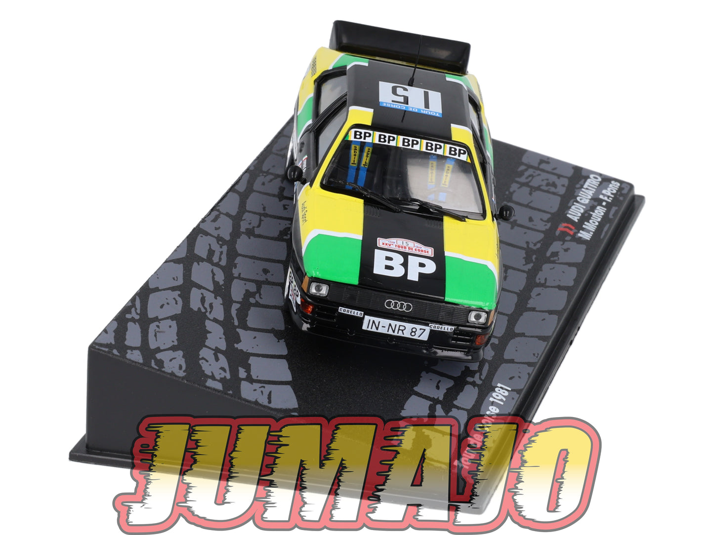 RIT3 voiture 1/43 IXO Altaya Rallye AUDI Quattro M.Mouton 1981 #15