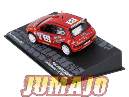 RIT47 voiture 1/43 IXO Altaya Rallye FIAT Punto S1600 A.Dallavilla 2001 #52