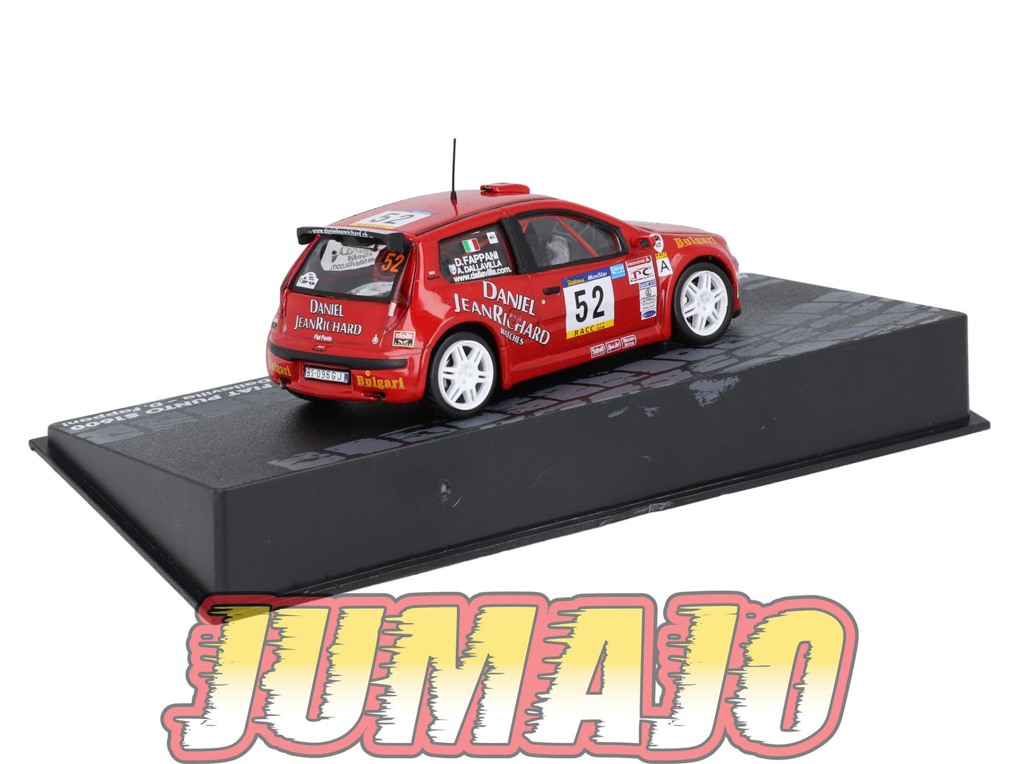 RIT47 voiture 1/43 IXO Altaya Rallye FIAT Punto S1600 A.Dallavilla 2001 #52