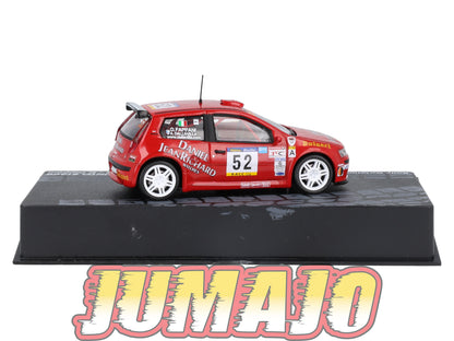 RIT47 voiture 1/43 IXO Altaya Rallye FIAT Punto S1600 A.Dallavilla 2001 #52