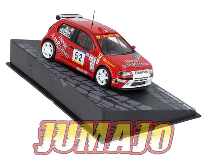 RIT47 voiture 1/43 IXO Altaya Rallye FIAT Punto S1600 A.Dallavilla 2001 #52