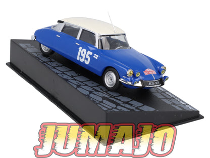 RIT49 Voiture 1/43 IXO Altaya Rallye : CITROEN DS 21 Monte Carlo 1966 #195 P.Toivonen