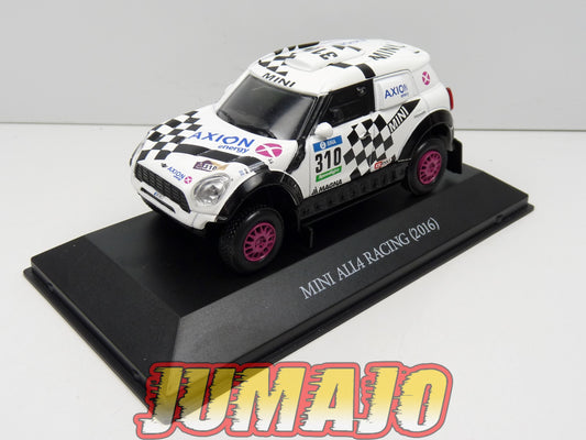 RLY33 Voiture 1/43 SALVAT Paris/Dakar :  Mini All4 Racing Terranova Graue 2016