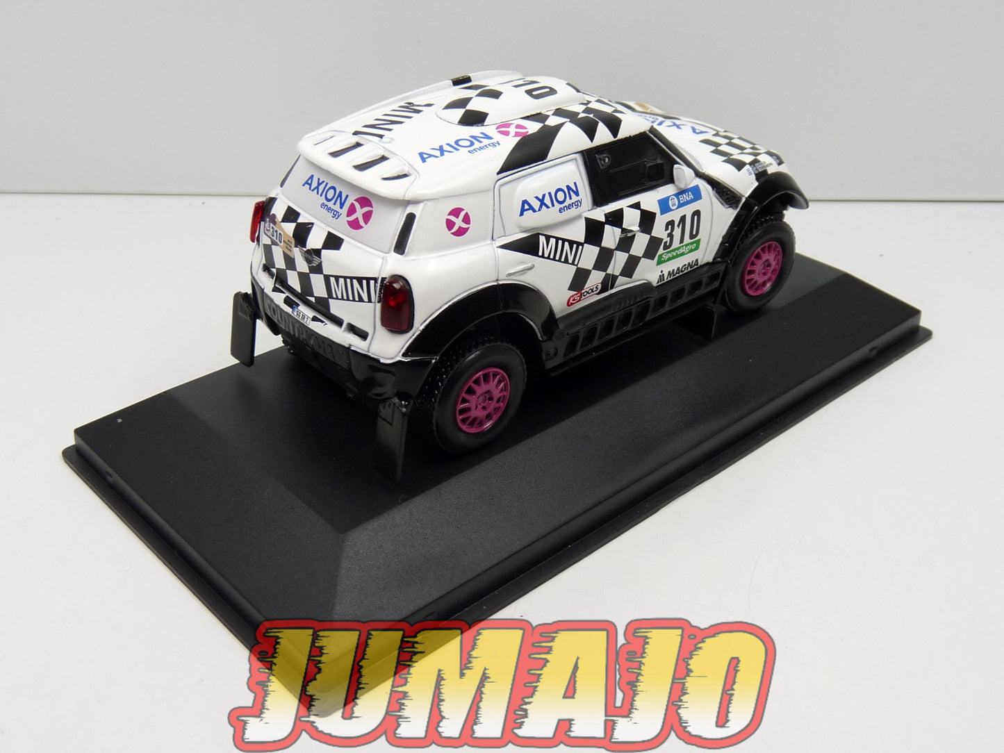 RLY33 Voiture 1/43 SALVAT Paris/Dakar :  Mini All4 Racing Terranova Graue 2016