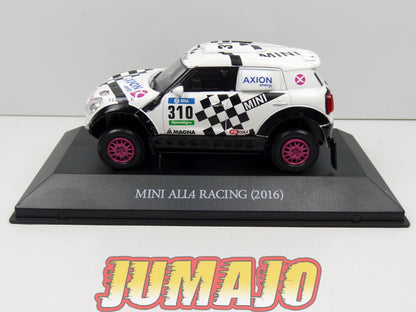 RLY33 Voiture 1/43 SALVAT Paris/Dakar :  Mini All4 Racing Terranova Graue 2016