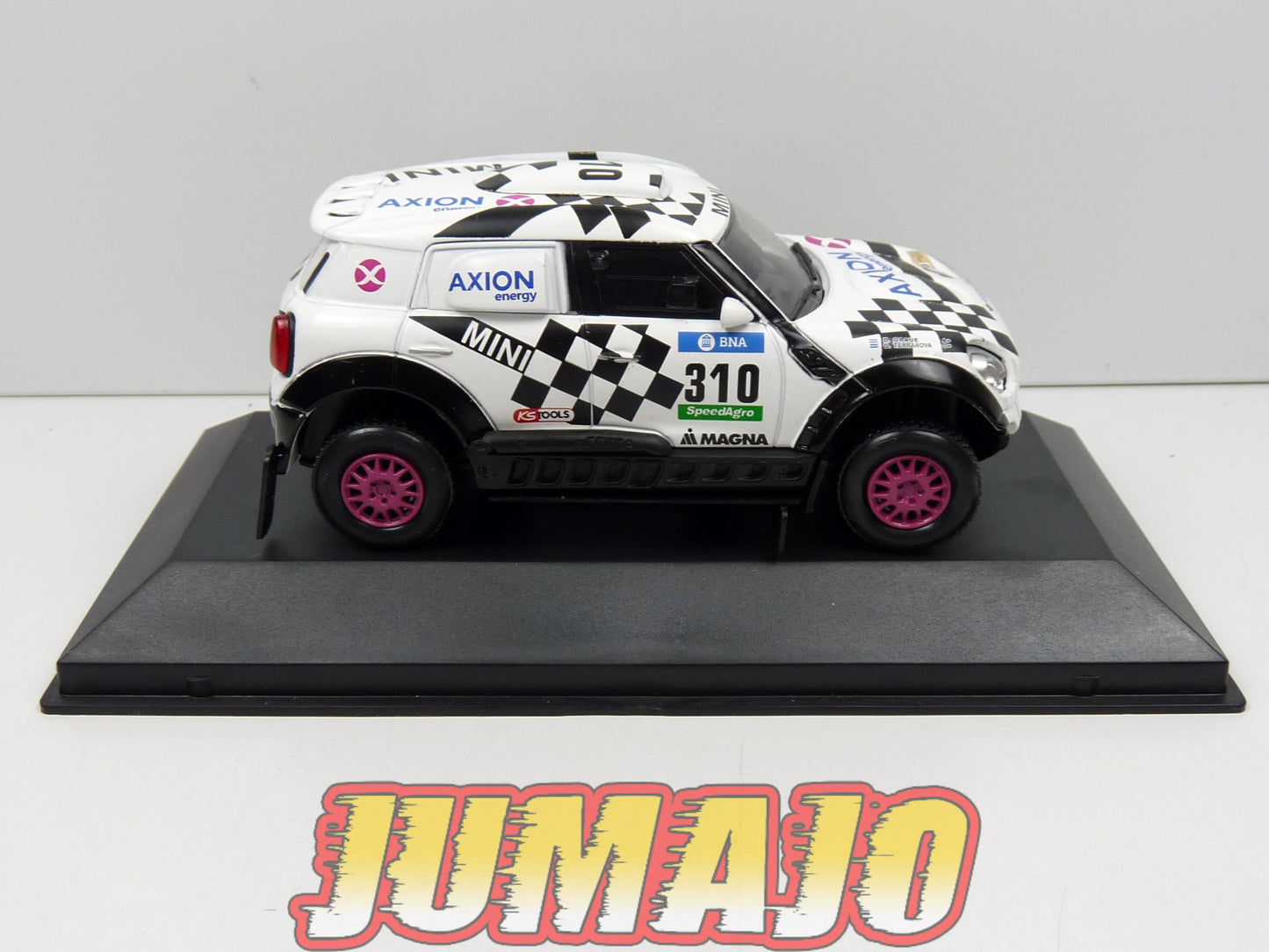 RLY33 Voiture 1/43 SALVAT Paris/Dakar :  Mini All4 Racing Terranova Graue 2016