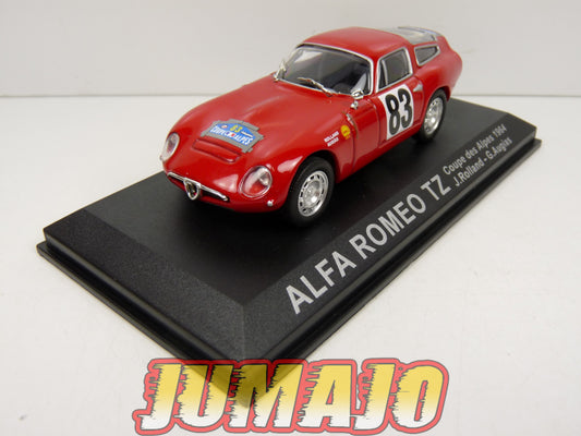 RLY45Z voiture 1/43 IXO Altaya Rallye : ALFA ROMEO #83 1964 J.Rolland