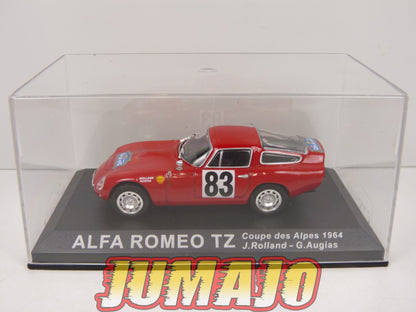 RLY45 voiture 1/43 IXO Altaya Rallye : ALFA ROMEO #83 1964 J.Rolland