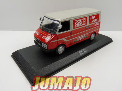 RLY46Z Voiture 1/43 De Agostini RALLY ASSISTANCE : Fiat 242 Castrol Loctite Rank Xerox FSO 1983