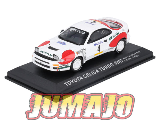 RCA15 1/43 IXO Rallye ALTAYA TOYOTA Celica Turbo 4WD Catalunya 1992 C.Sainz #4