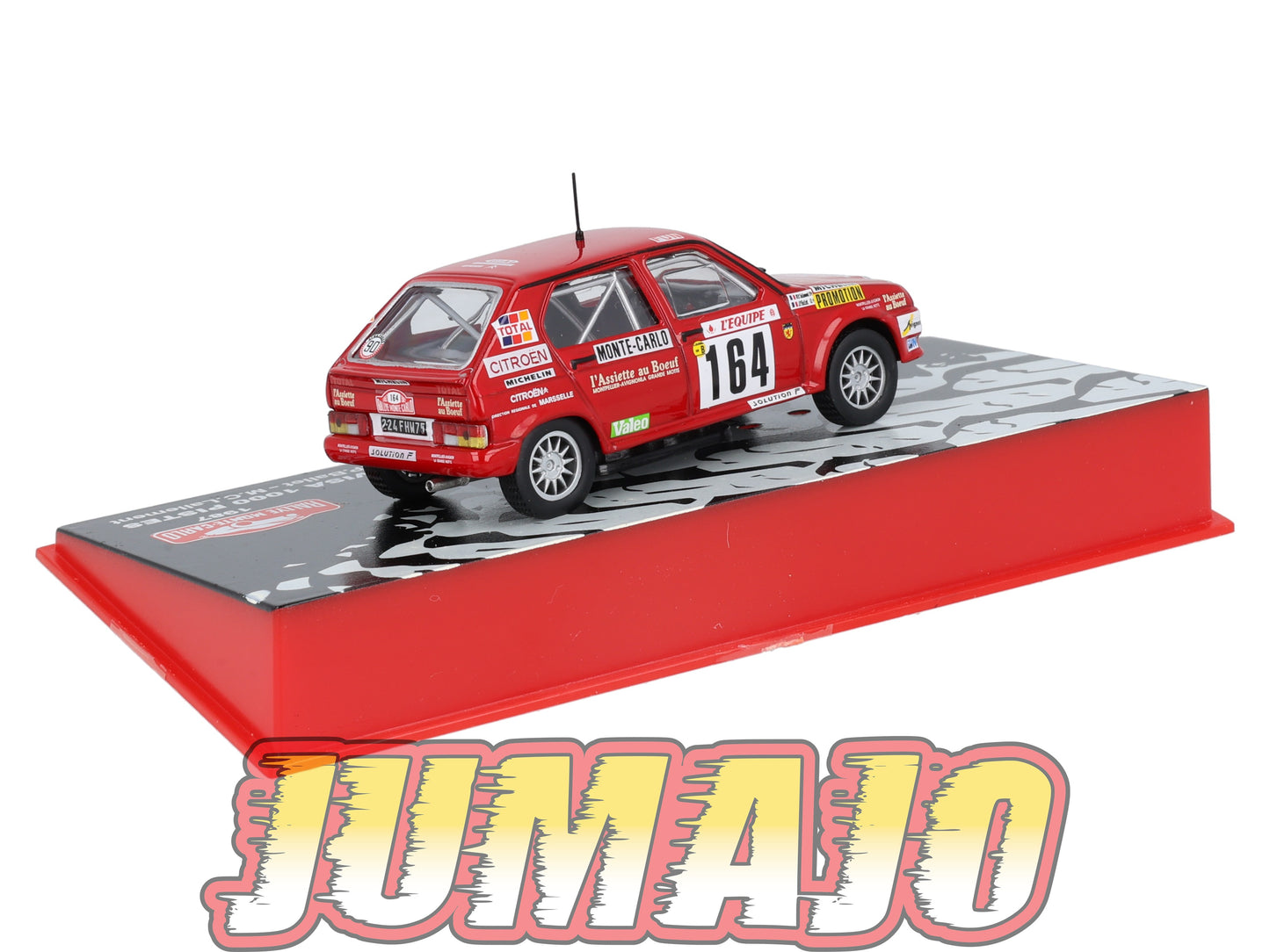 RMC105 Voiture 1/43 IXO Altaya Rallye monte-carlo CITROEN Visa 1000 pistes Ballet 1987 #164