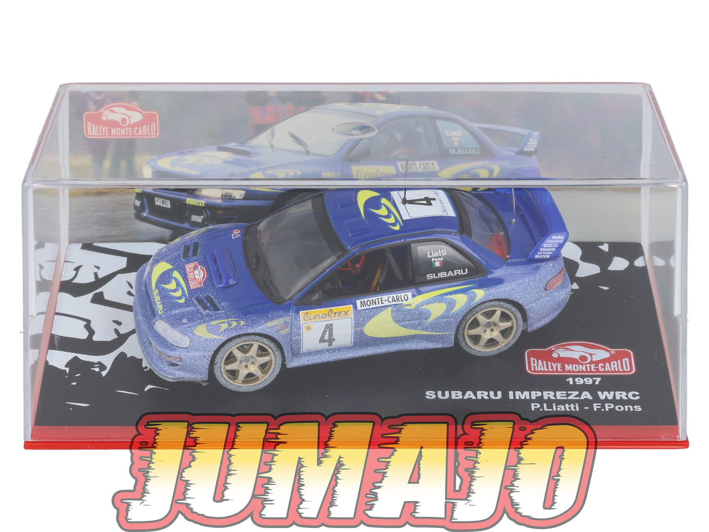 RMC10 Voiture 1/43 IXO Altaya Rallye monte-carlo SUBARU Impreza P.Liatti 1997 #4