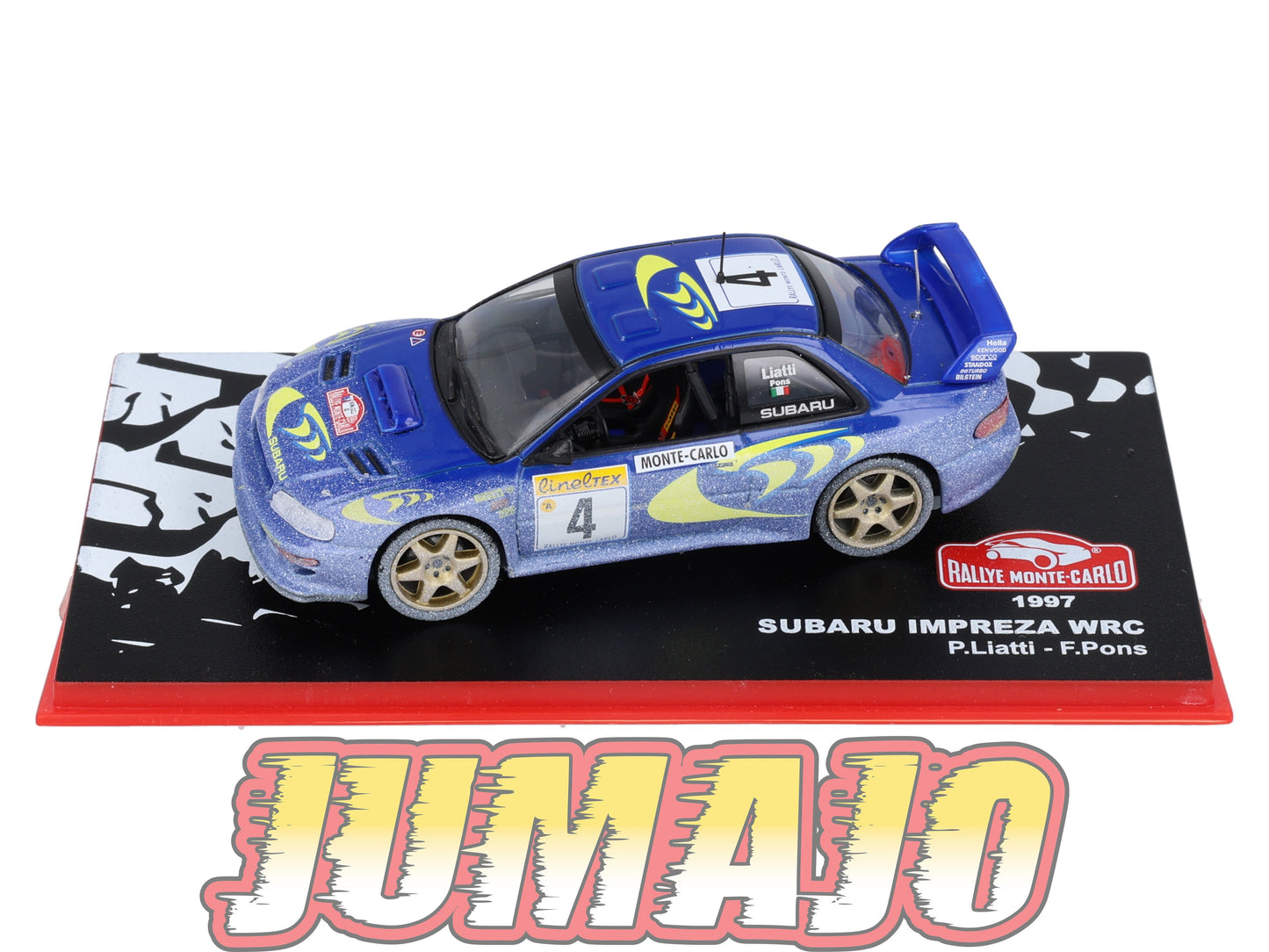 RMC10 Voiture 1/43 IXO Altaya Rallye monte-carlo SUBARU Impreza P.Liatti 1997 #4