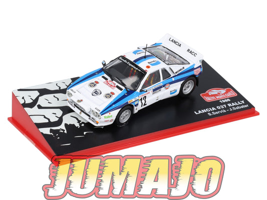 RMC111 Voiture 1/43 IXO Altaya Rallye monte-carlo LANCIA 037 1986 #12 S.Servia