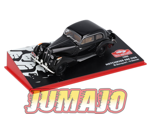 RMC114 Voiture 1/43 IXO Altaya Rallye Monte-carlo HOTCHKISS 686 CGS M.Becquart 1950