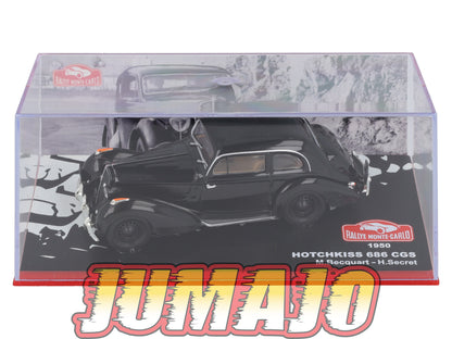RMC114 Voiture 1/43 IXO Altaya Rallye Monte-carlo HOTCHKISS 686 CGS M.Becquart 1950
