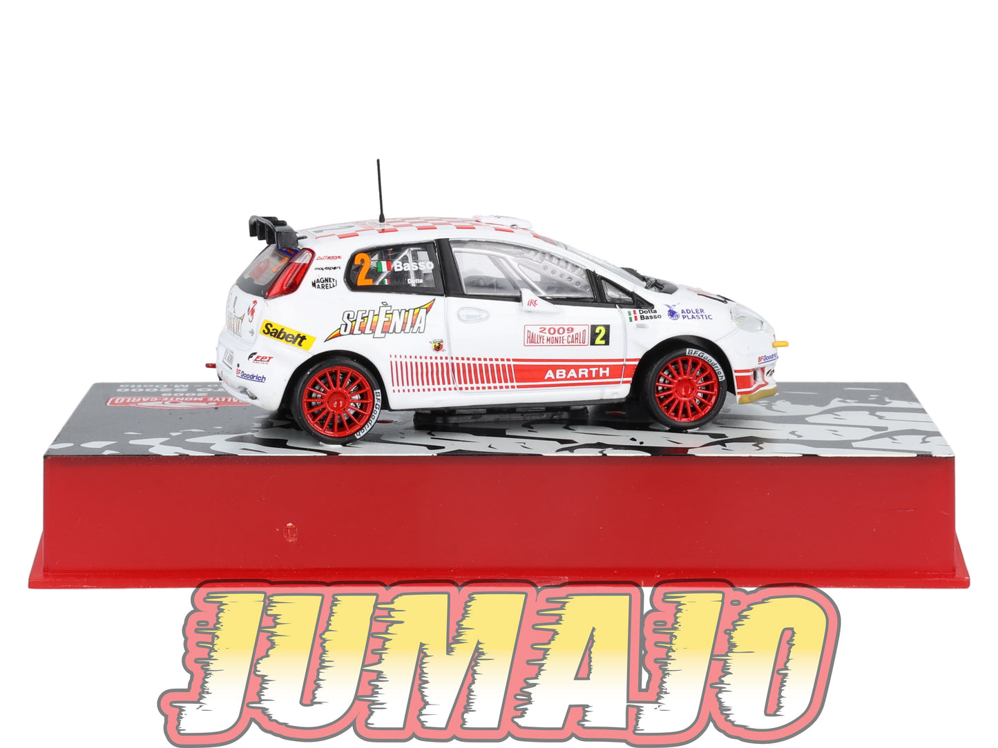 RMC115 Voiture 1/43 IXO Altaya Rallye FIAT Punto S2000 G.Basso 2009 #2