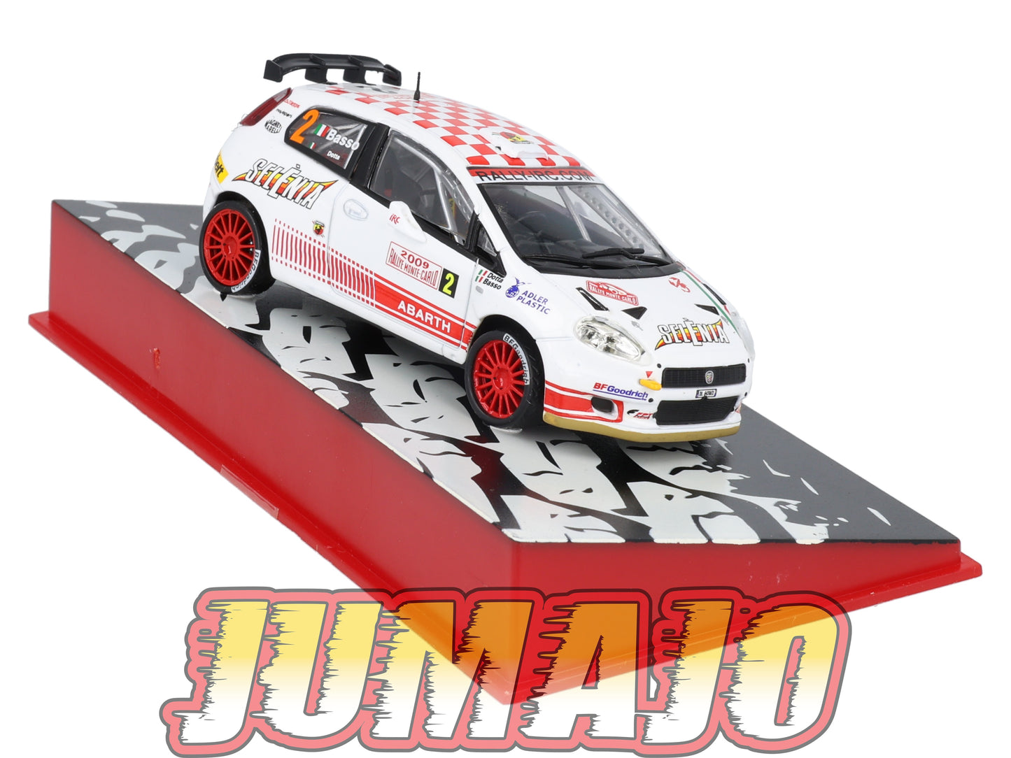 RMC115 Voiture 1/43 IXO Altaya Rallye FIAT Punto S2000 G.Basso 2009 #2